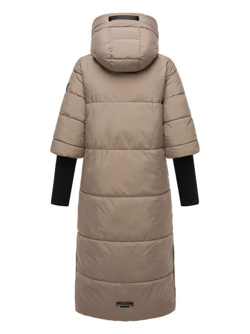 Navahoo Damen Steppjacke Ciao Miau – Extra Lang & Warm - Image 4