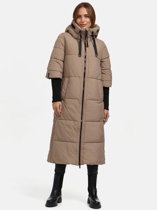 Navahoo Damen Steppjacke Ciao Miau – Extra Lang & Warm - Image 6