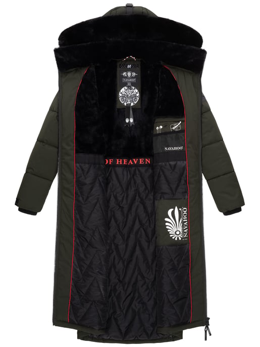 Navahoo Damen Winterjacke Knuddelfee – Extra Lang & Kuschelig Warm - Image 5