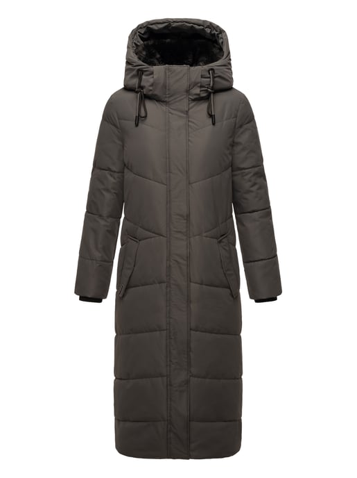 Navahoo Damen Winter Steppmantel Hingucker – Extra Lang & Warm - Image 2