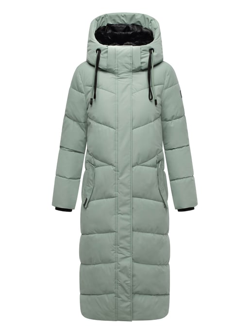 Navahoo Damen Winter Steppmantel Hingucker – Extra Lang & Warm - Image 2