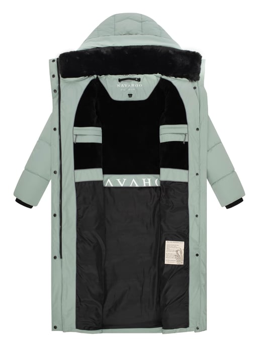 Navahoo Damen Winter Steppmantel Hingucker – Extra Lang & Warm - Image 5