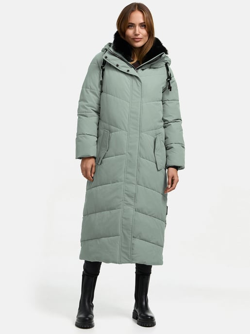 Navahoo Damen Winter Steppmantel Hingucker – Extra Lang & Warm - Image 6
