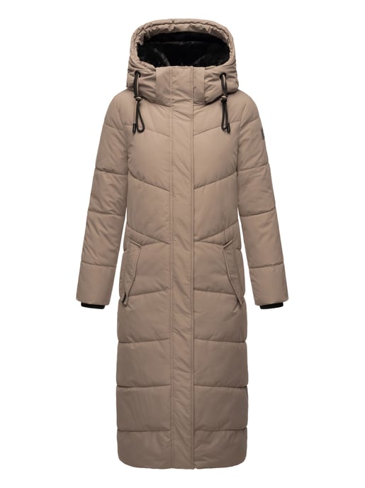 Navahoo Damen Winter Steppmantel Hingucker – Extra Lang & Warm - Image 2