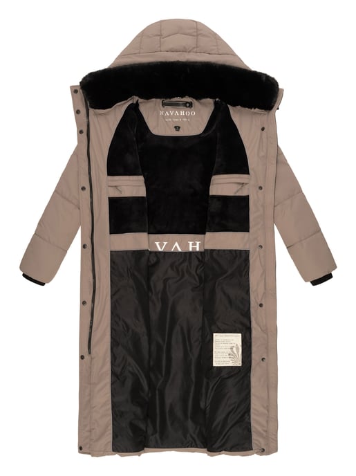 Navahoo Damen Winter Steppmantel Hingucker – Extra Lang & Warm - Image 5