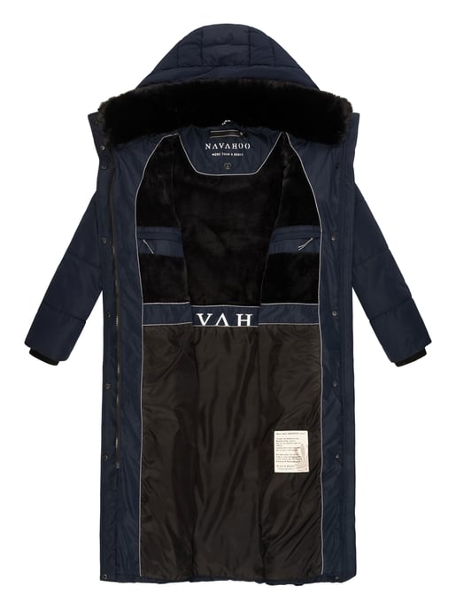 Navahoo Damen Winter Steppmantel Hingucker – Extra Lang & Warm - Image 5