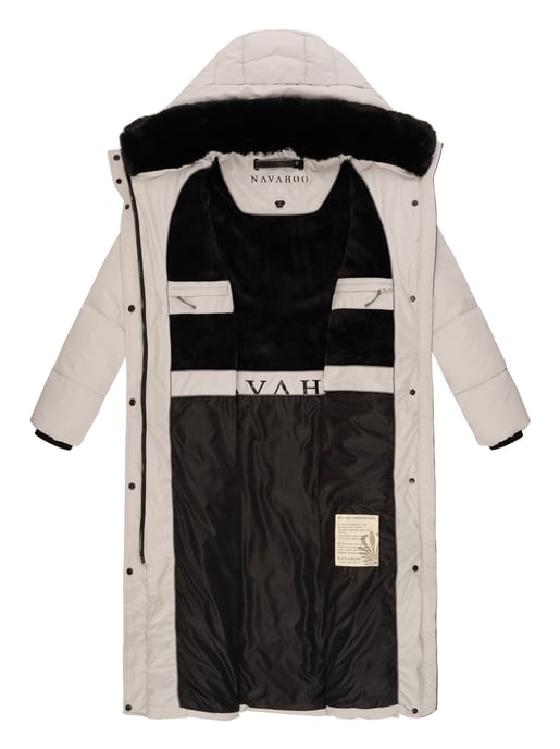 Navahoo Damen Winter Steppmantel Hingucker – Extra Lang & Warm - Image 5