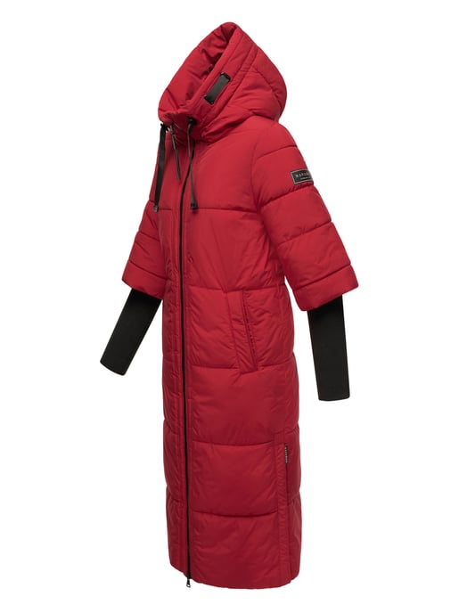 Navahoo Damen Steppjacke Ciao Miau – Extra Lang & Warm - Image 3