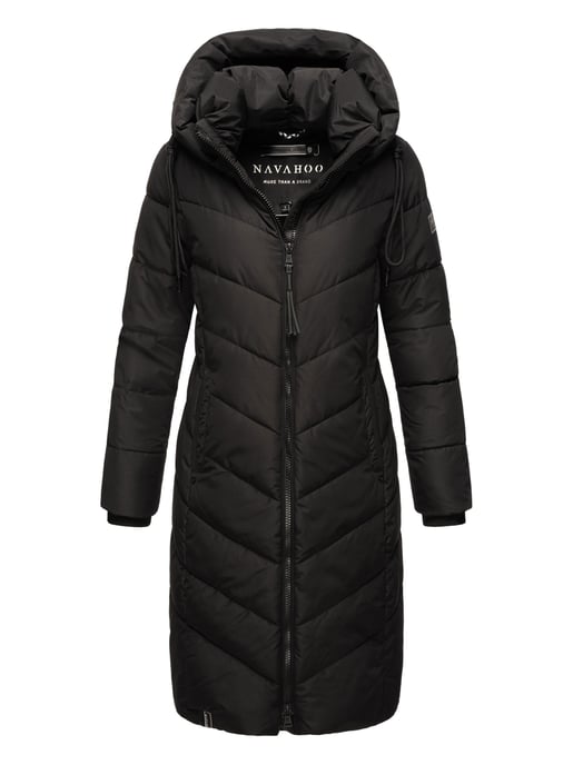 Navahoo Damen Winterjacke Sahnekatzii – Lang & Extra Warm - Image 1