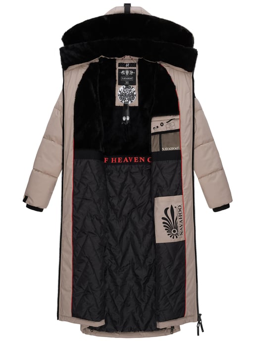 Navahoo Damen Winterjacke Knuddelfee – Extra Lang & Kuschelig Warm - Image 4