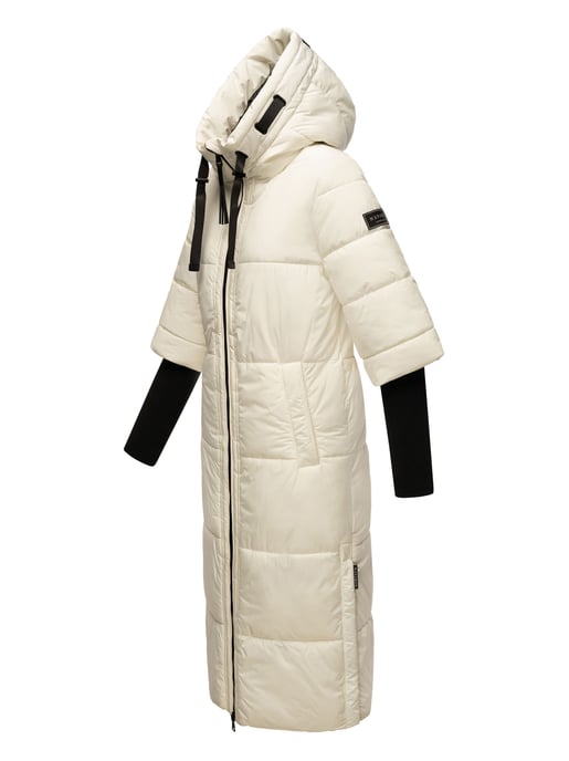 Navahoo Damen Steppjacke Ciao Miau – Extra Lang & Warm - Image 3
