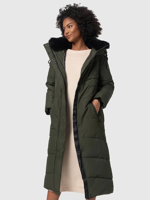 Navahoo Damen Winter Steppmantel Hingucker – Extra Lang & Warm - Image 6
