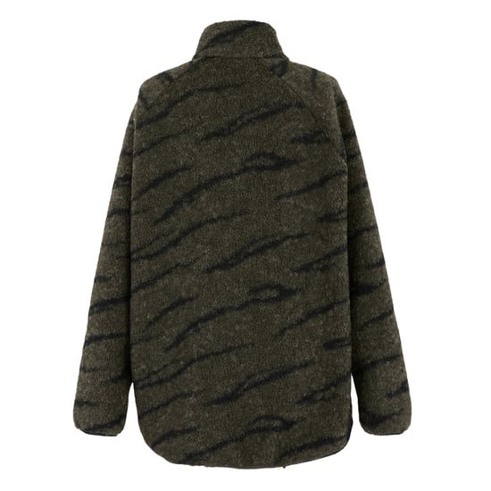 Regatta - "Frankie" Fleecejacke für Damen, Durchgehender Reißverschluss, Teddyfleece (Khakigrün/Schwarz) - Image 2