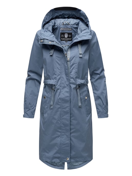 Navahoo Silberperle Damen Übergangsjacke – leicht & lang geschnitten - Image 1