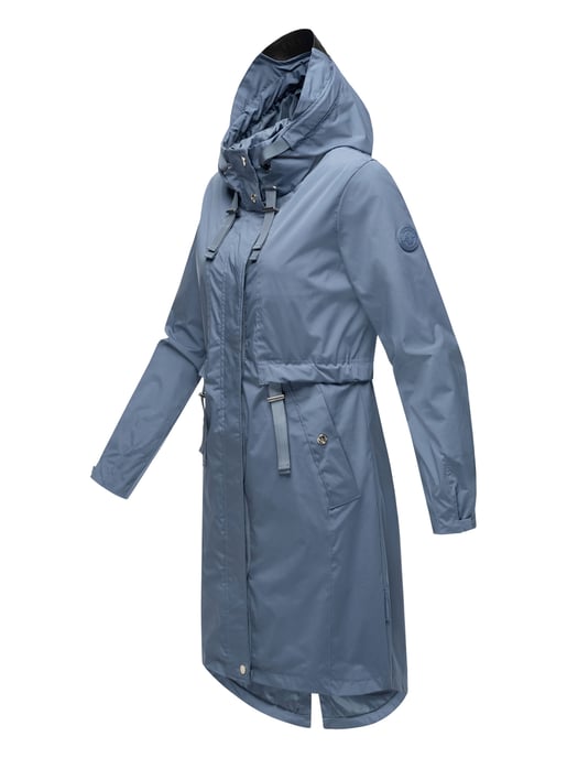 Navahoo Silberperle Damen Übergangsjacke – leicht & lang geschnitten - Image 3