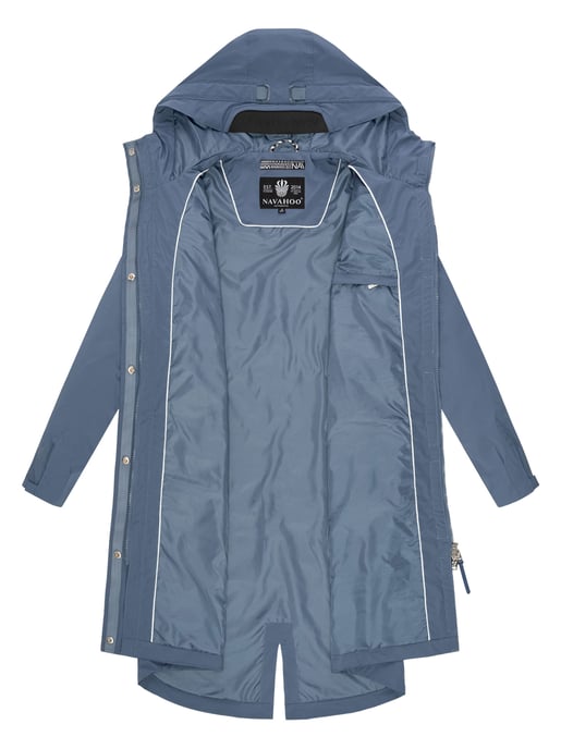Navahoo Silberperle Damen Übergangsjacke – leicht & lang geschnitten - Image 5