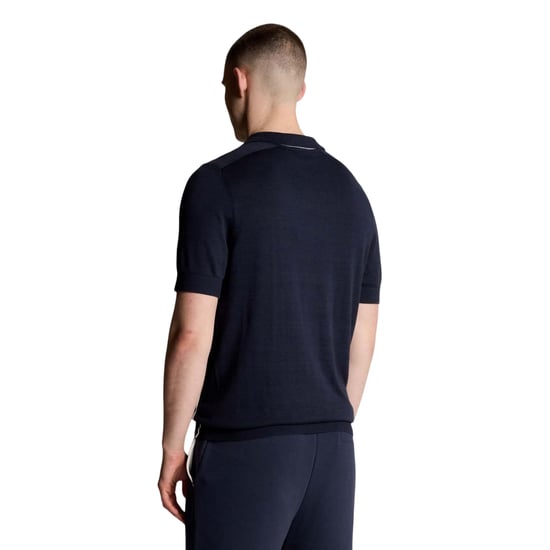 Lyle & Scott - Poloshirt für Herren, Gesäumt, Jerseyware (Blau) - Image 2