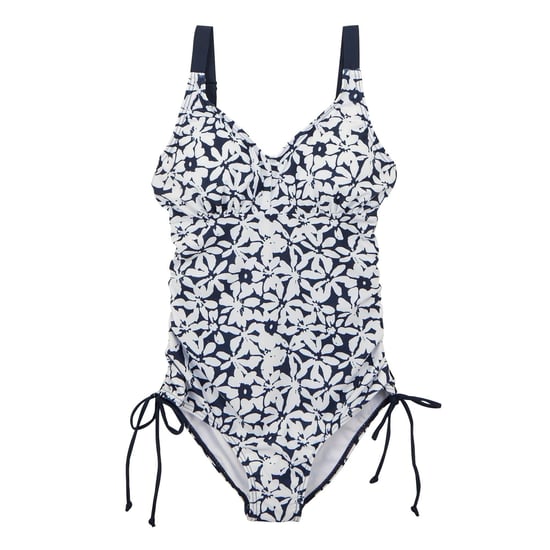 Regatta - "Alinae" Badeanzug für Damen (Marineblau/Weiß) - Image 1