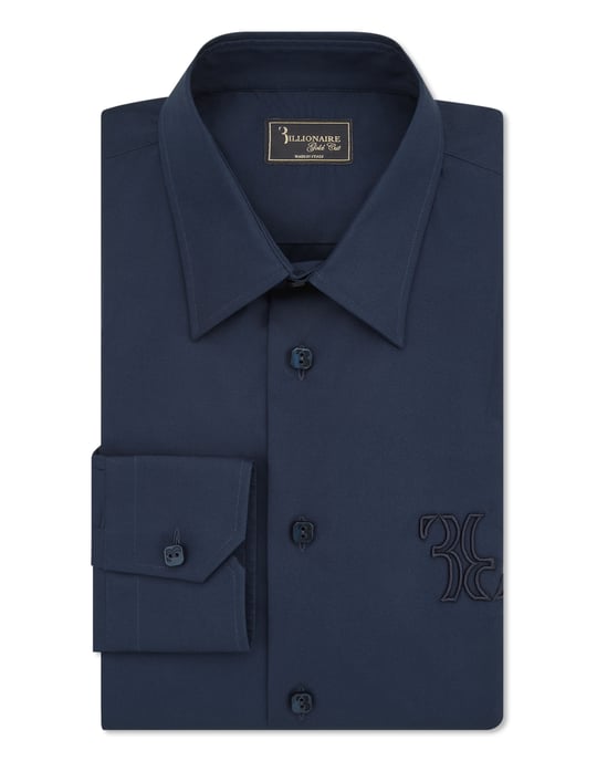 Embroidered Cotton Shirt Loose Fit - Image 3
