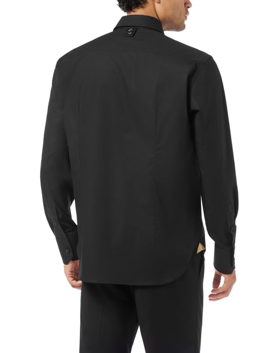 Embroidered Cotton Shirt Loose Fit - Image 5