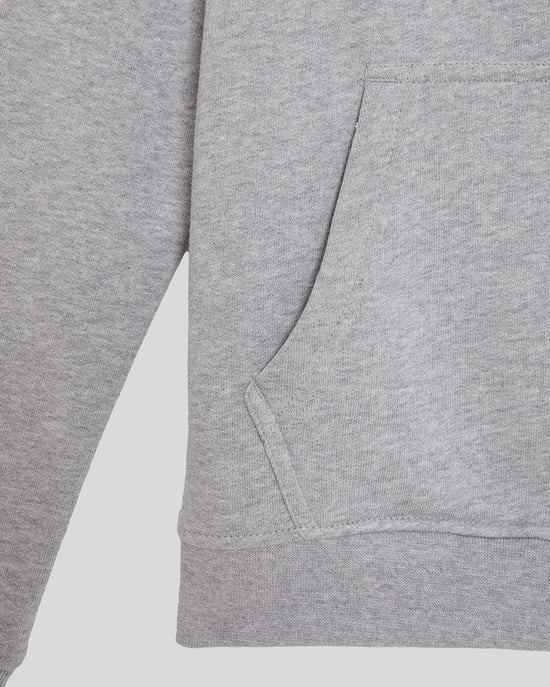 Lyle & Scott Jungen Loopback-Baumwoll-Hoodie - Grau - Image 3