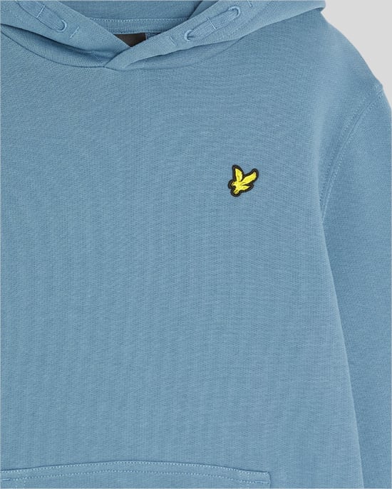 Lyle & Scott Jungen Loopback Baumwoll-Hoodie - Blau - Image 3