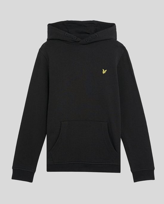 Lyle & Scott Jungen Loopback-Baumwoll-Hoodie - Schwarz - Image 3