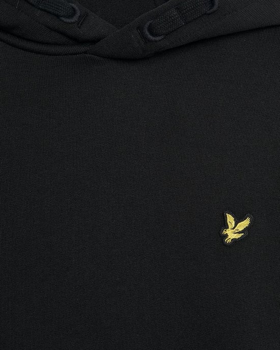 Lyle & Scott Jungen Loopback-Baumwoll-Hoodie - Schwarz - Image 4