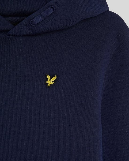 Lyle & Scott Jungen Loopback-Baumwoll-Hoodie - Marineblau - Image 4