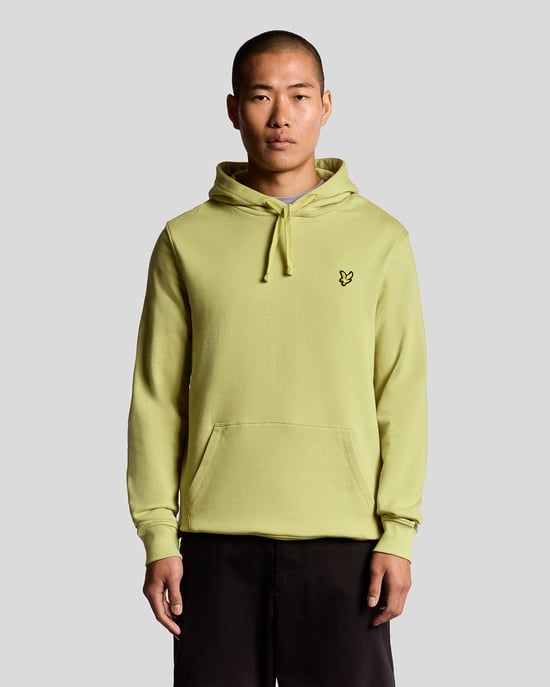 Lyle & Scott Loopback-Hoodie aus Baumwolle - Gelb - Image 1