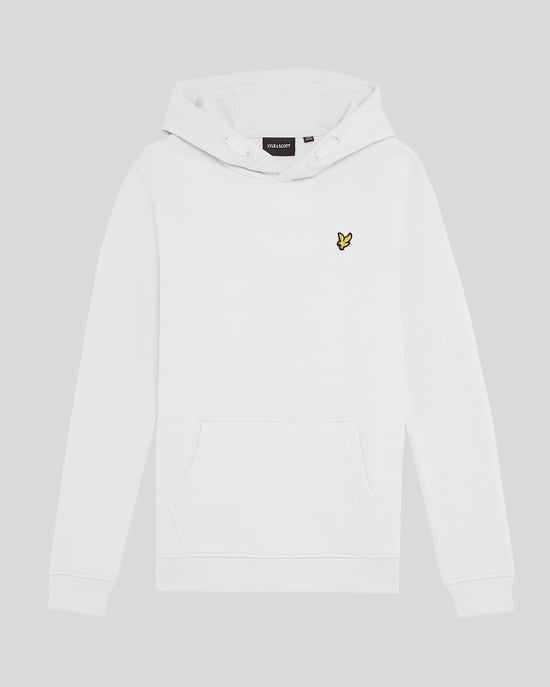 Lyle & Scott Jungen Loopback-Baumwoll-Hoodie - Weiß - Image 1