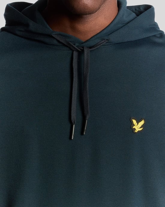 Lyle & Scott Sports Leichter Hoodie – Marineblau - Image 3