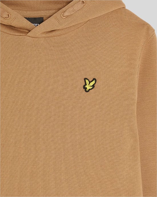 Lyle & Scott Jungen Loopback-Baumwoll-Hoodie - Braun - Image 3
