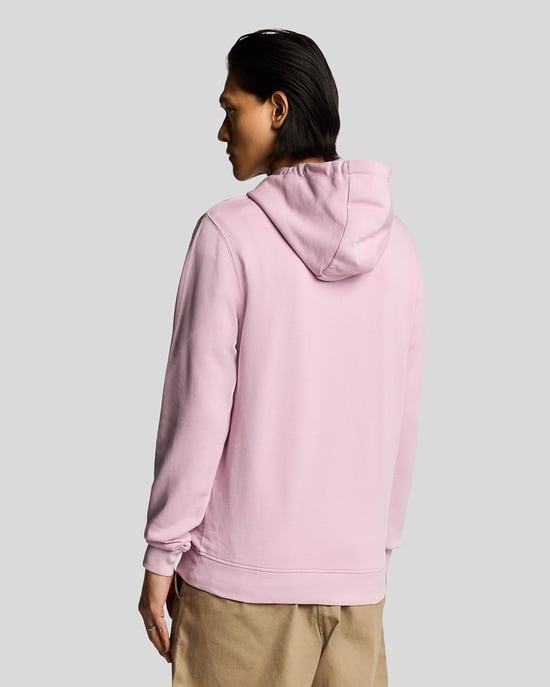 Lyle & Scott Loopback Baumwoll-Hoodie - Pink - Image 2