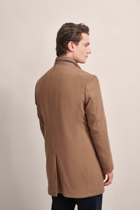 Bugatti Herren Wollmantel mit Westenfake - Image 2