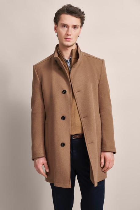 Bugatti Herren Wollmantel mit Westenfake - Image 5