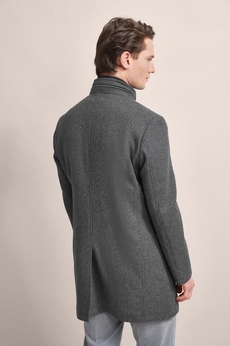 Bugatti Herren Wollmantel mit Westenfake - Image 2
