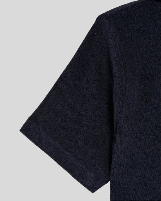 Lyle & Scott Frottee-Poloshirt für Jungen, Marineblau - Image 3