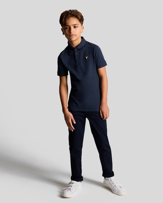 Lyle & Scott Jungen-Poloshirt aus Baumwolle – Marineblau - Image 2