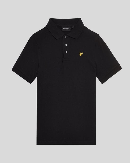 Lyle & Scott Jungen Baumwoll-Poloshirt - Schwarz - Image 3