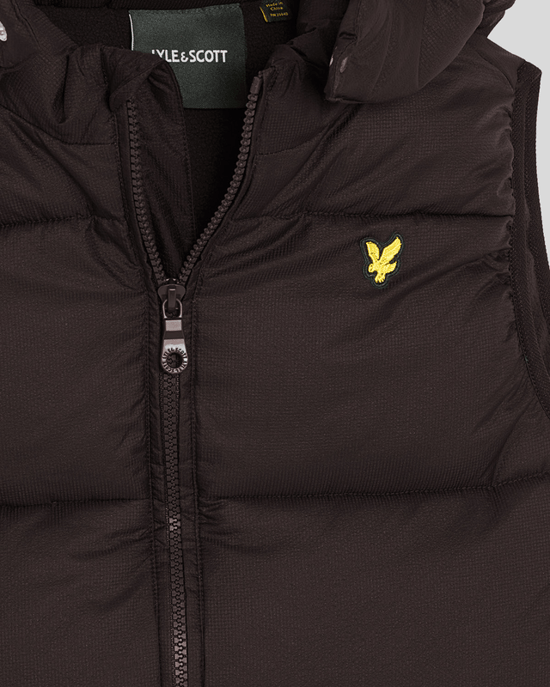 Lyle & Scott Jungen-Ripstop-Steppweste - Schwarz - Image 3