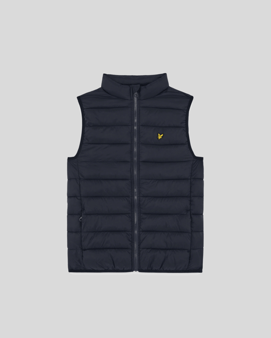 Lyle & Scott Leichte, wattierte Weste für Jungen – Marineblau - Image 1