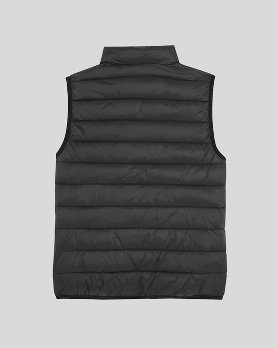 Lyle & Scott Leichte, wattierte Weste für Jungen – Schwarz - Image 2