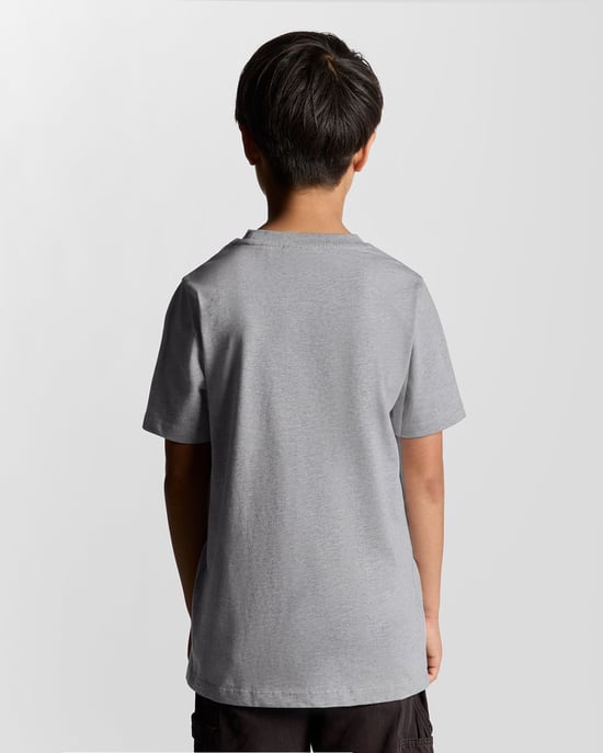 Lyle & Scott Jungen Baumwoll-T-Shirt - Grau - Image 4