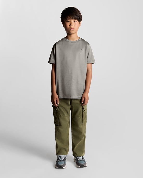 Lyle & Scott Jungen-T-Shirt aus Baumwolle in verschiedenen Farben – Grau - Image 2