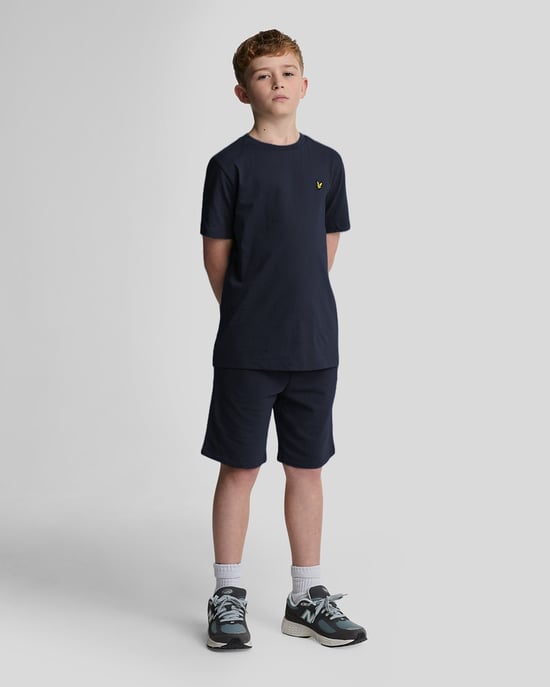 Lyle & Scott Baumwoll-T-Shirt für Jungen – Marineblau - Image 2