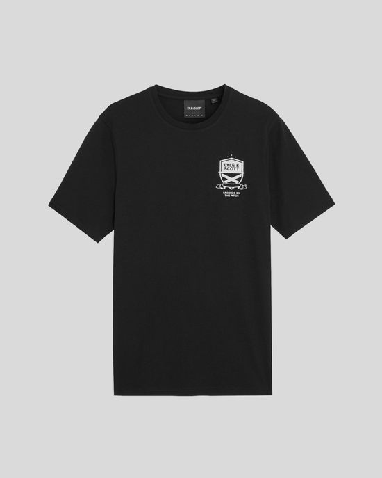 Lyle & Scott Legends Auf dem Platz Grafik T-Shirt - Schwarz - Image 5