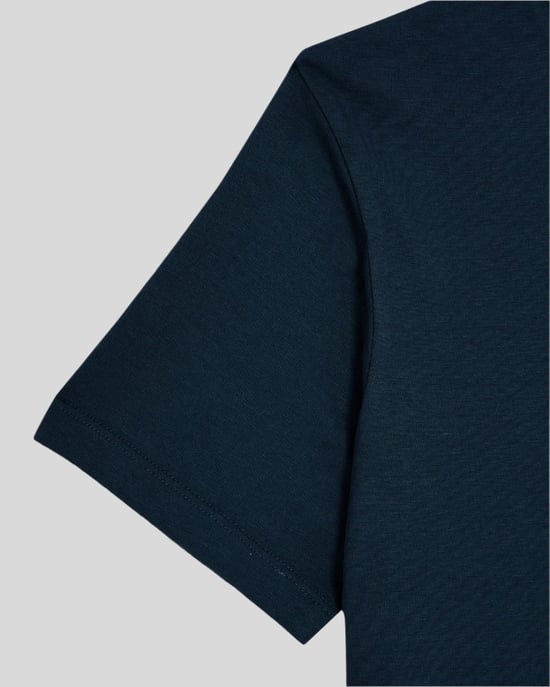 Lyle & Scott Leinen-T-Shirt für Jungen – Marineblau - Image 3