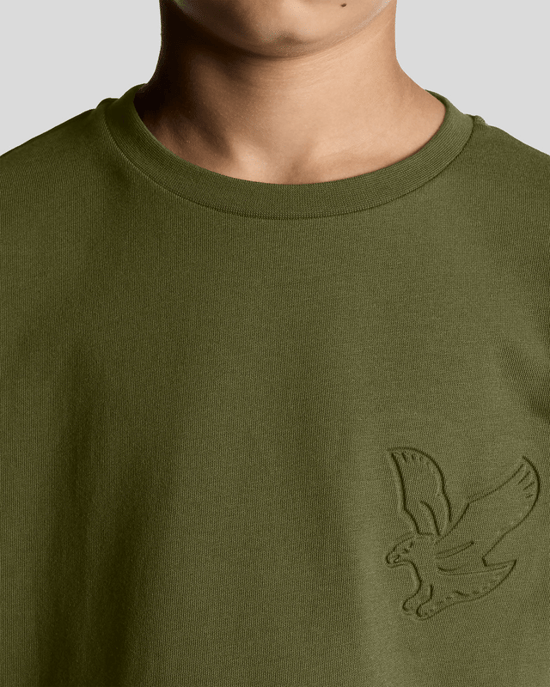 Lyle & Scott Jungen-T-Shirt mit geprägtem Adler - Grün - Image 3