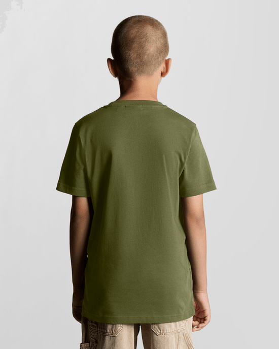Lyle & Scott Jungen-T-Shirt mit geprägtem Adler - Grün - Image 4